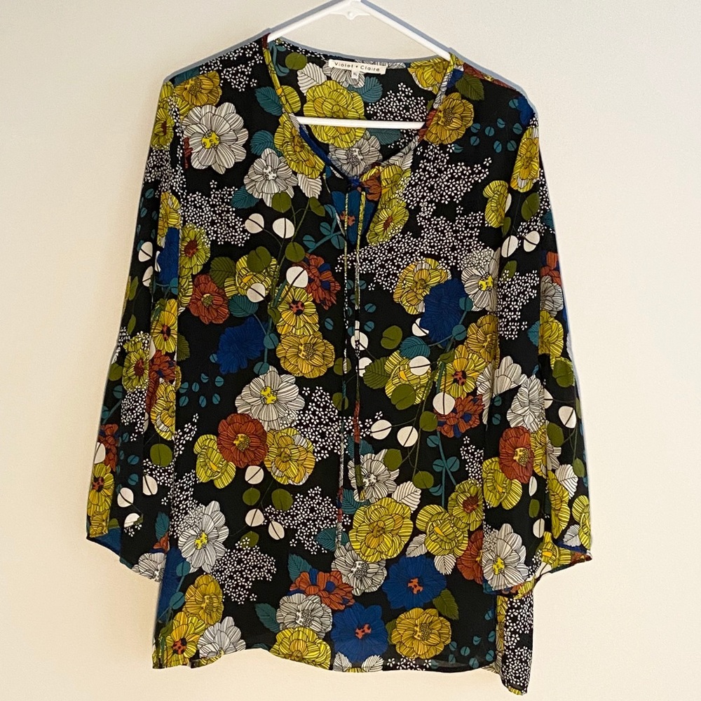 Violet & Claire print blouse
